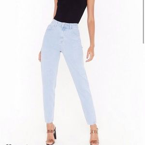 Nasty Gal Light Denim Jeans